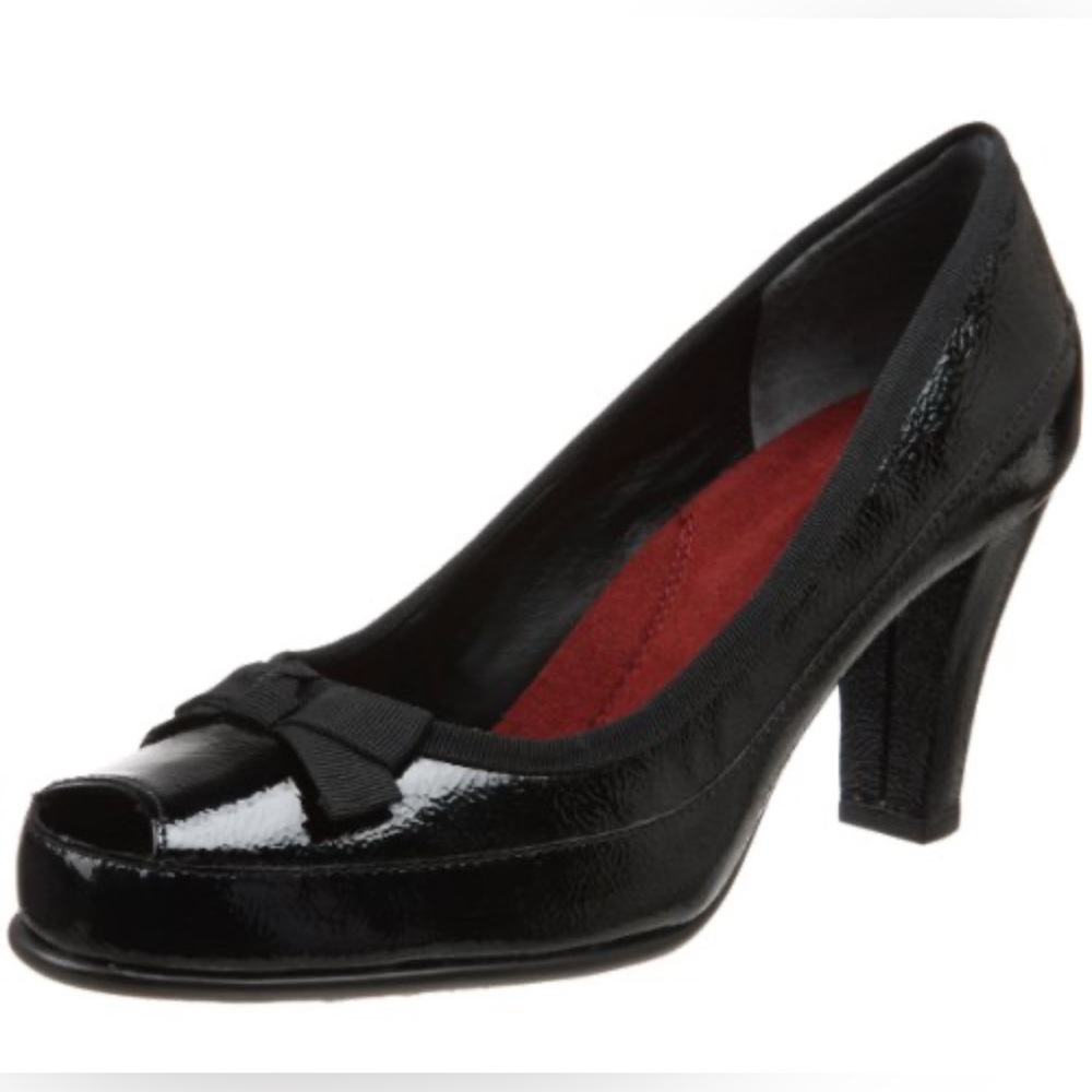 Aerosoles Balck Leather Heels | SIZE 10